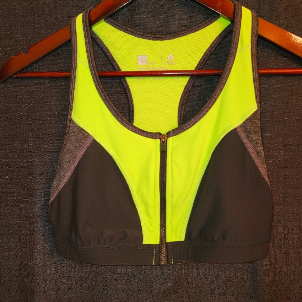 Front Zip Sports Bra